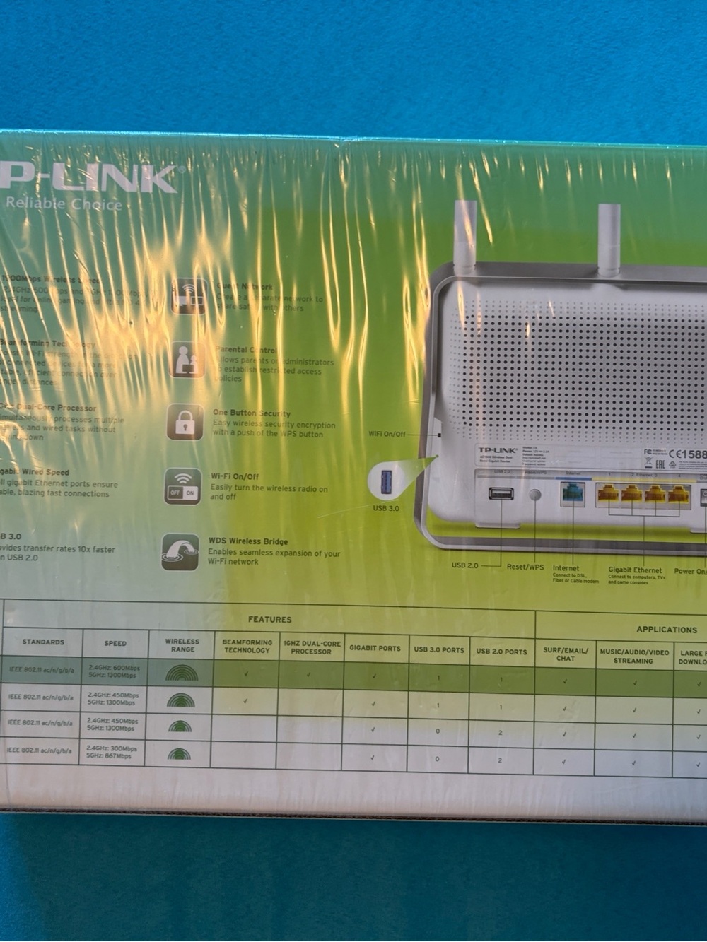TP-Link AC1900 Wireless Dual Band Gigabit Router - Picture 2 of 5